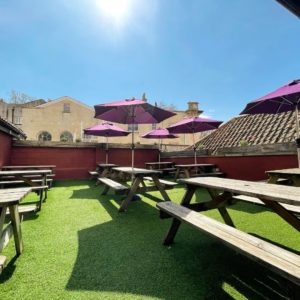 Our south facing roof terrace
